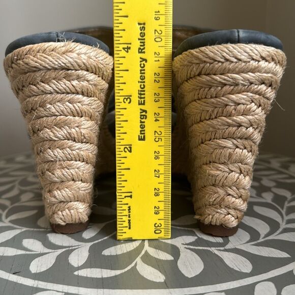 Sofft Blue Wedge Sandals - Picture 10 of 14